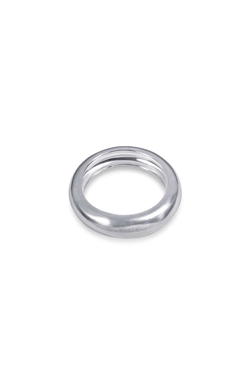 [925 silver] basic bold ring - gold,silver